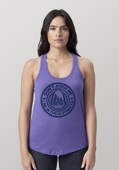 Purple Heather Women's Racerback Tank - The Lou