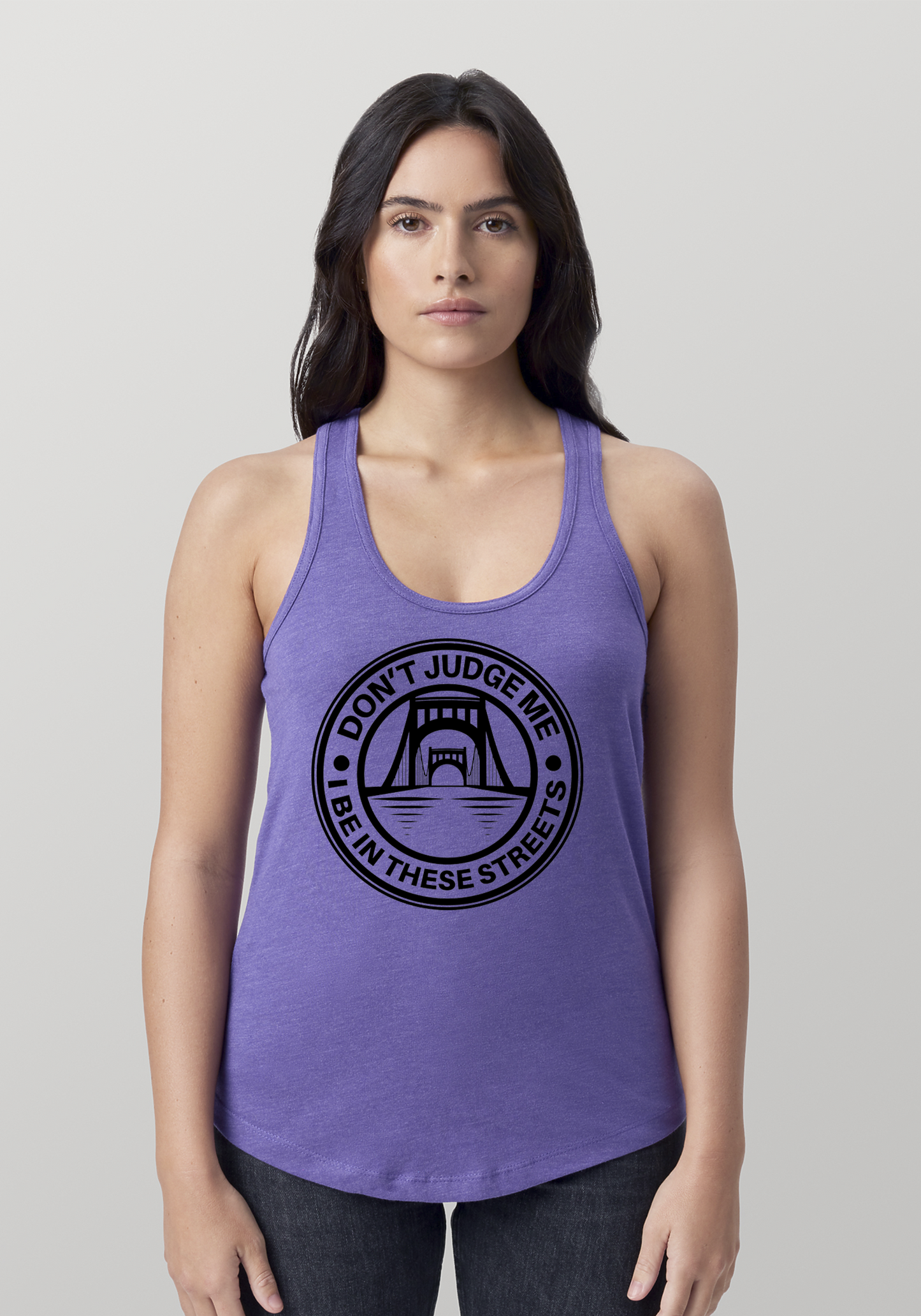 Purple Heather Women's Racerback Tank - The Capital