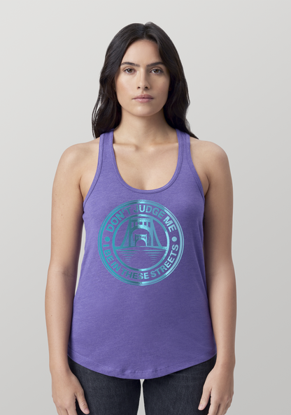 Purple Heather Women's Racerback Tank - The Capital
