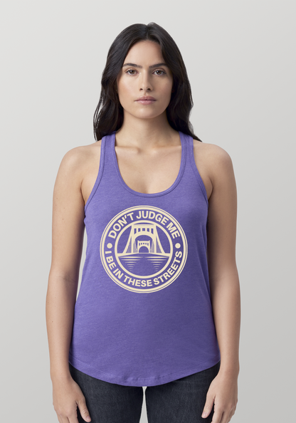 Purple Heather Women's Racerback Tank - The Capital