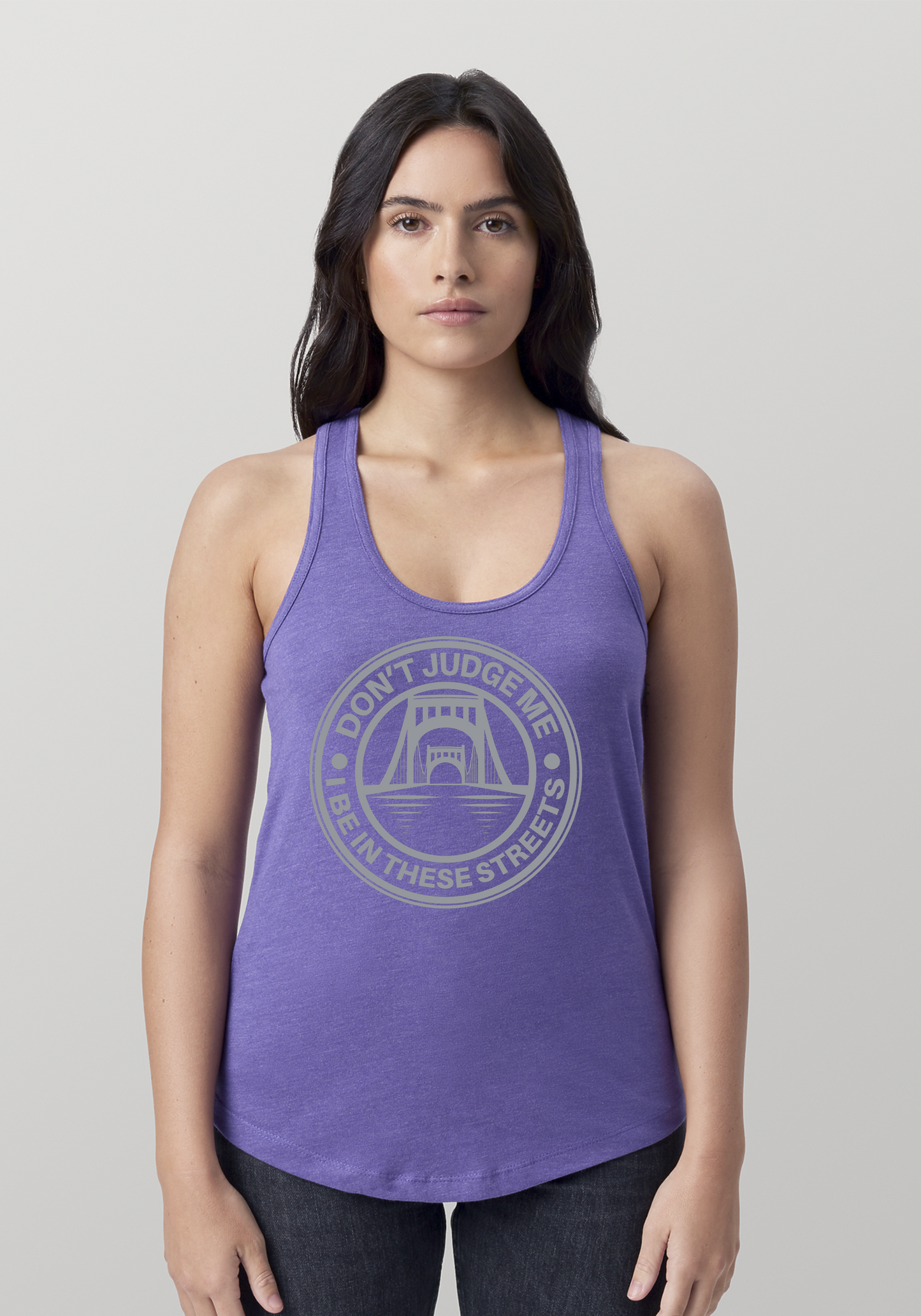 Purple Heather Women's Racerback Tank - The Capital