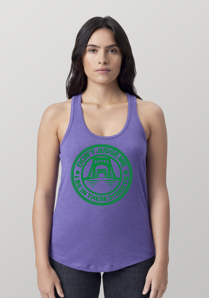 Purple Heather Women's Racerback Tank - The Capital