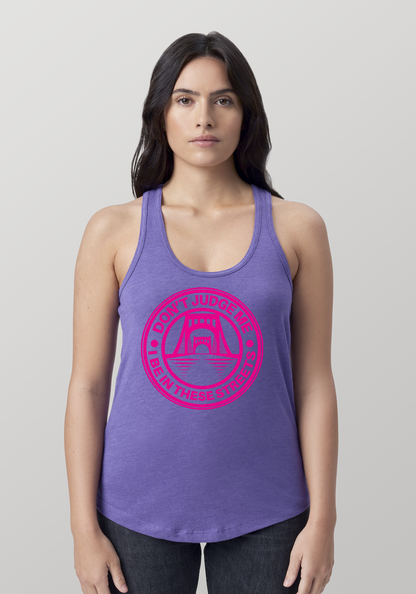 Purple Heather Women's Racerback Tank - The Capital