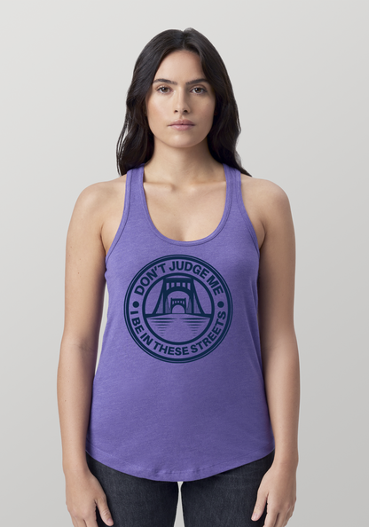 Purple Heather Women's Racerback Tank - The Capital