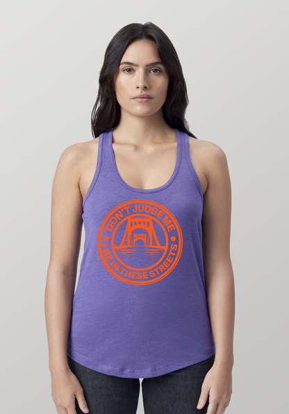 Purple Heather Women's Racerback Tank - The Capital