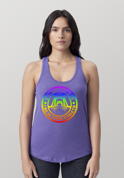 Purple Heather Women's Racerback Tank - The Capital