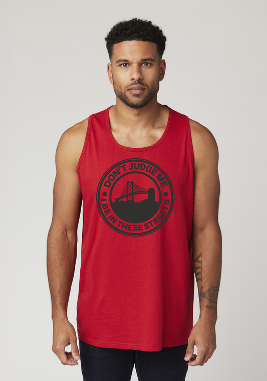 Red Men's Tank Top - The Town
