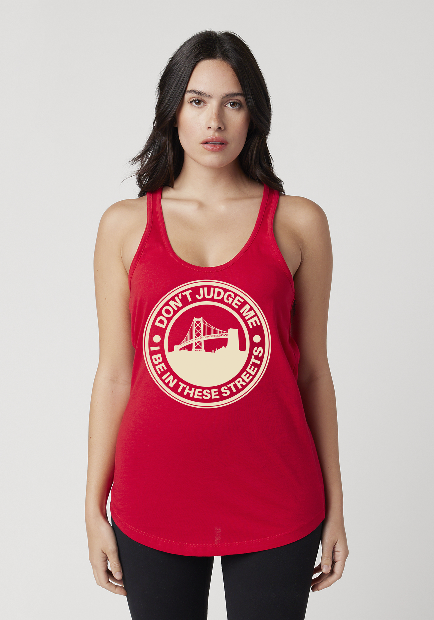 Red Women's Racerback Tank - The Town