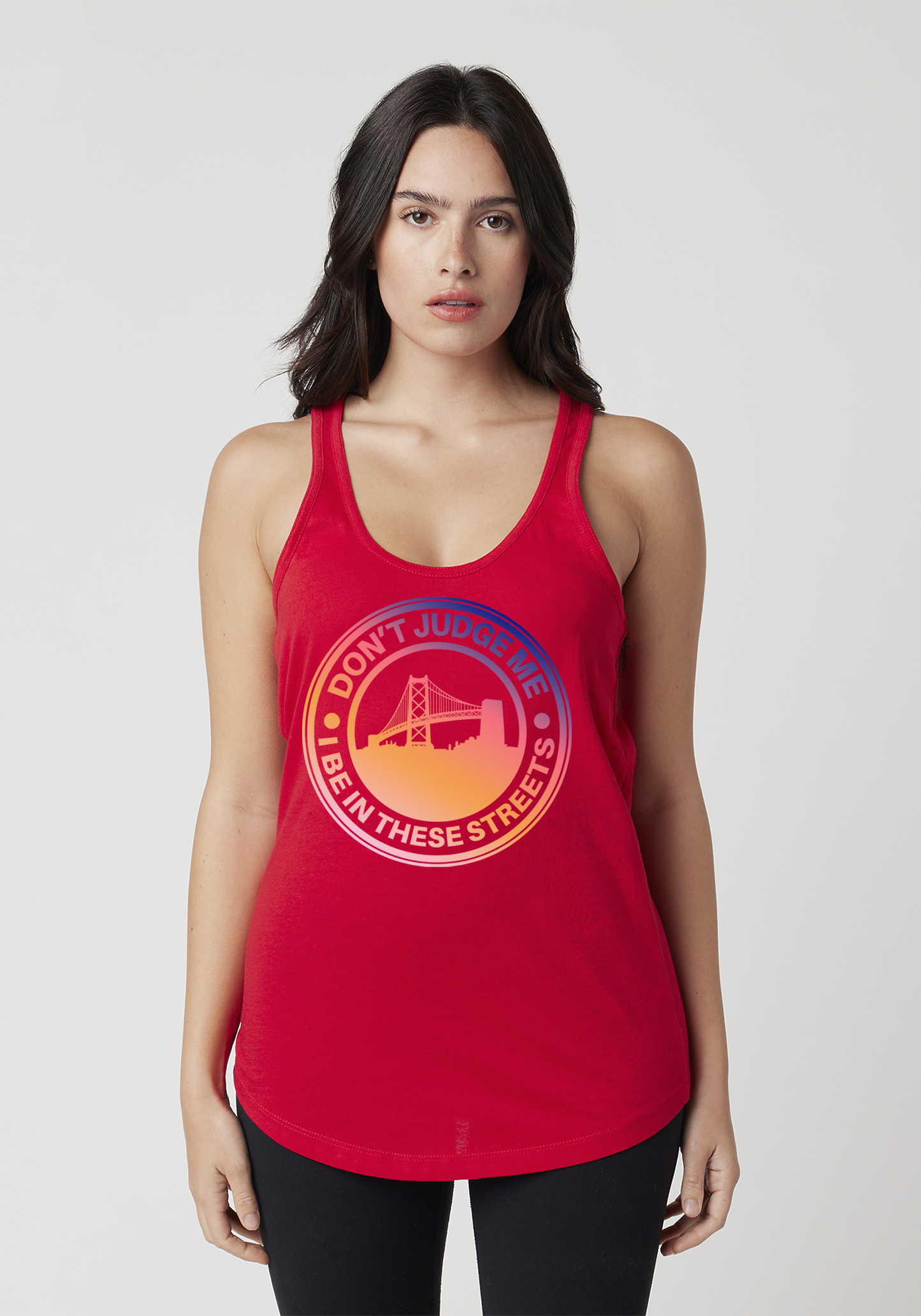 Red Women's Racerback Tank - The Town