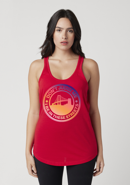 Red Women's Racerback Tank - The Town