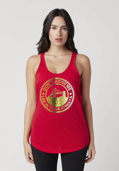 Red Women's Racerback Tank - The Town