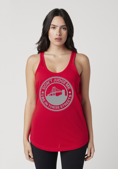 Red Women's Racerback Tank - The Town