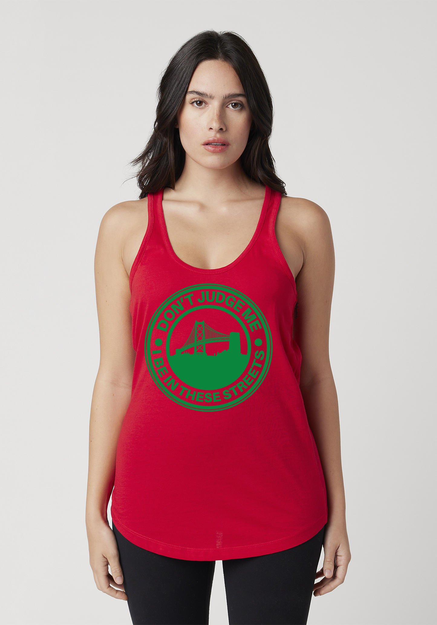 Red Women's Racerback Tank - The Town