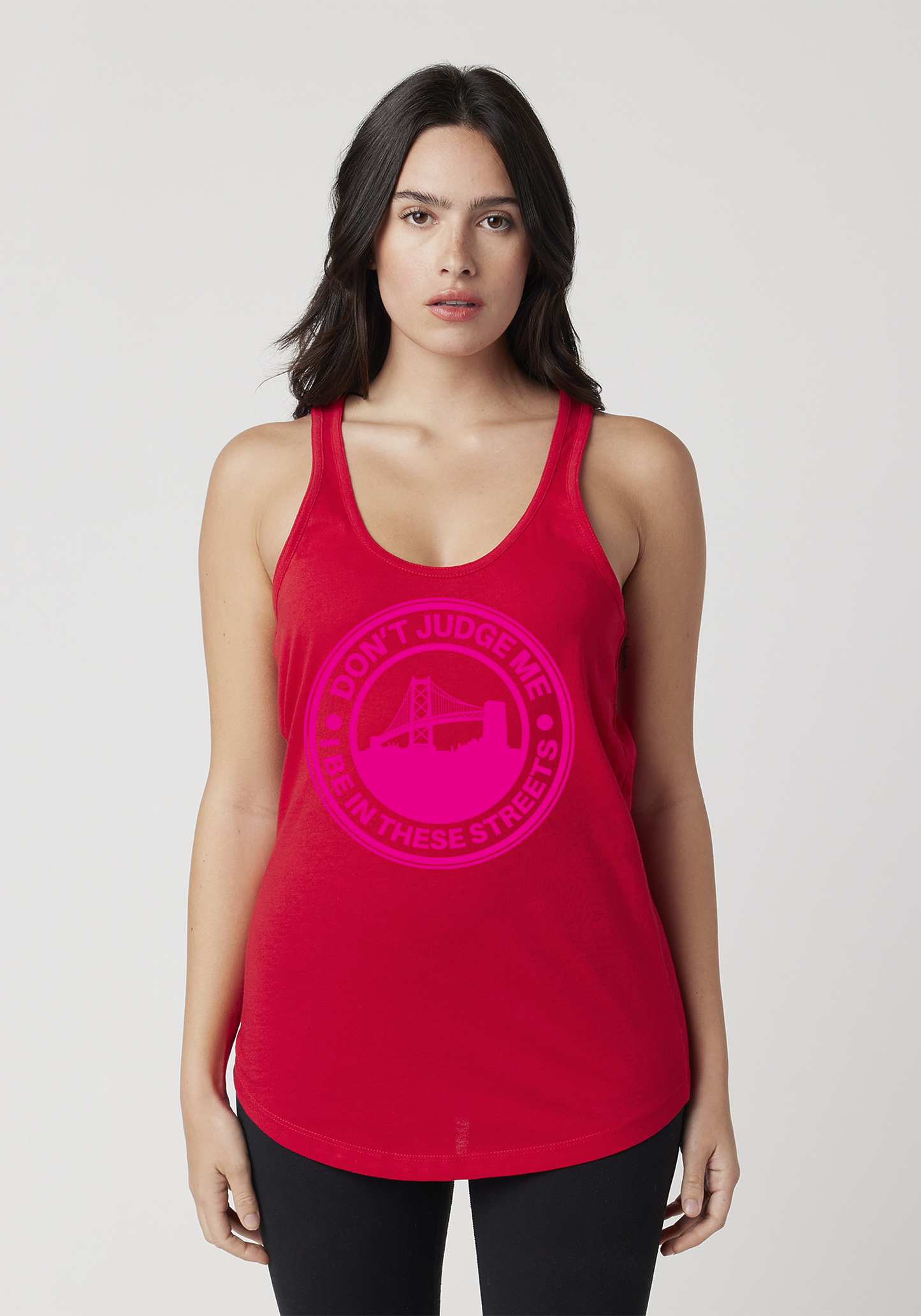 Red Women's Racerback Tank - The Town