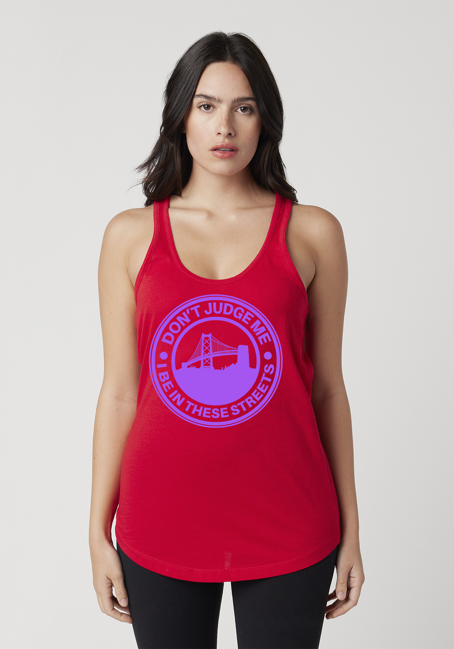 Red Women's Racerback Tank - The Town