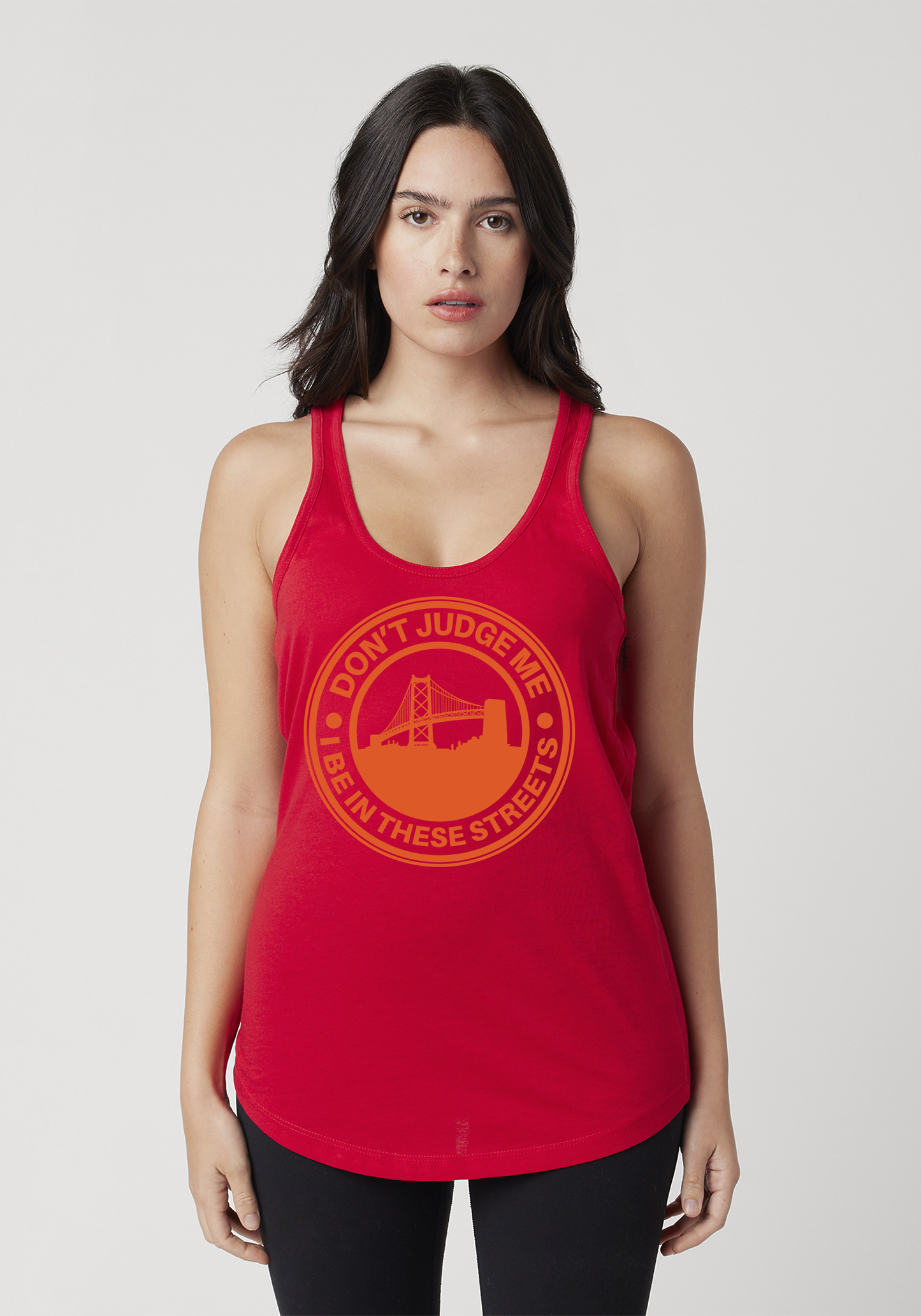 Red Women's Racerback Tank - The Town