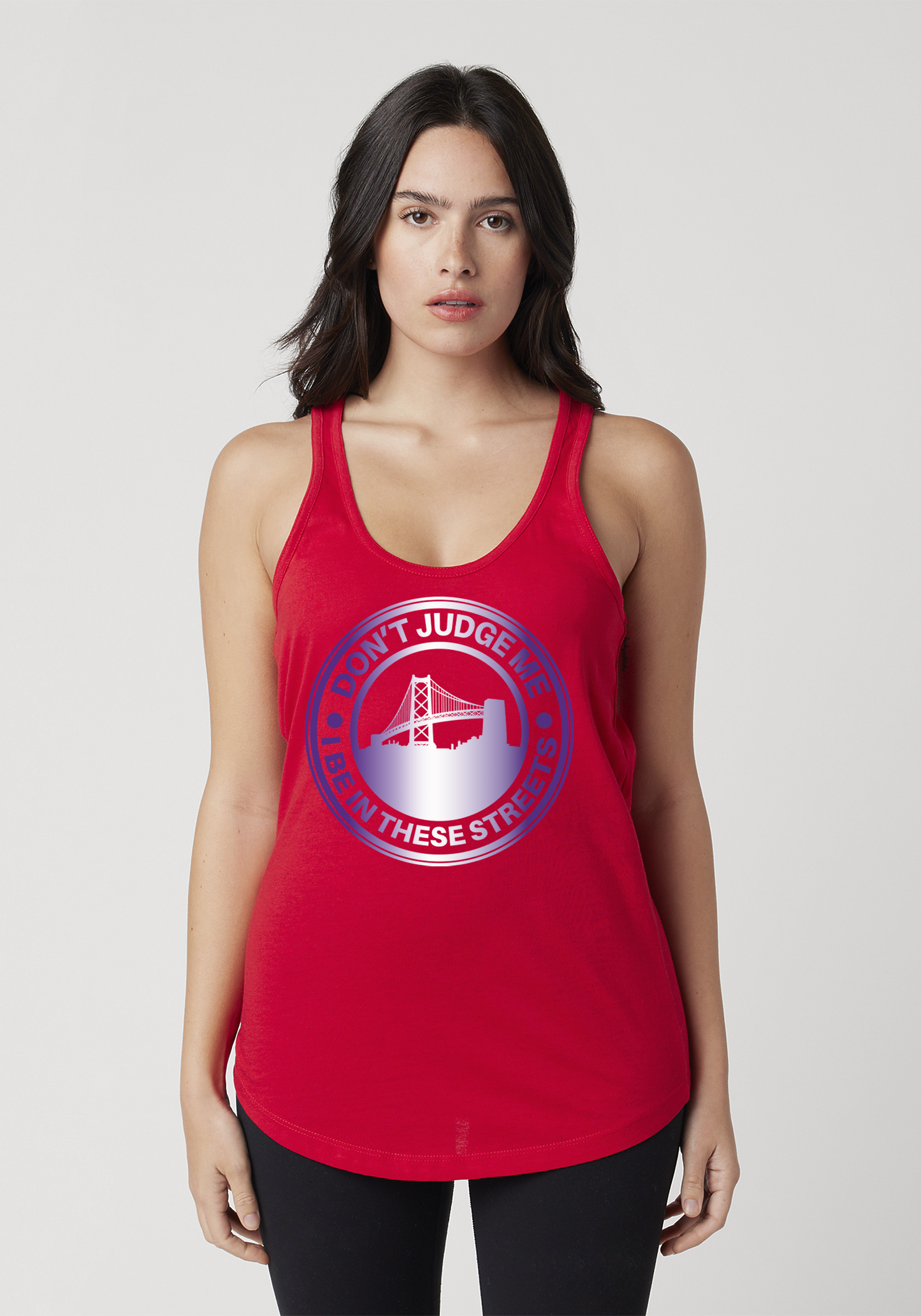 Red Women's Racerback Tank - The Town