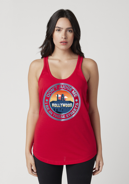 Red Women's Racerback Tank - Hollywood