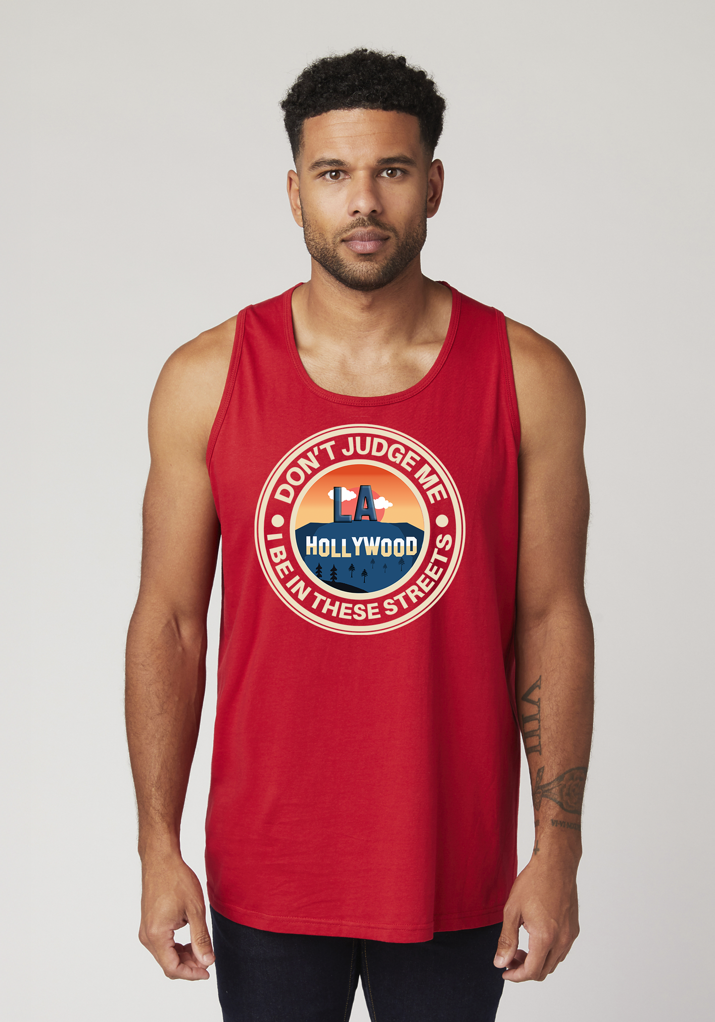 Red Men's Tank Top - Hollywood