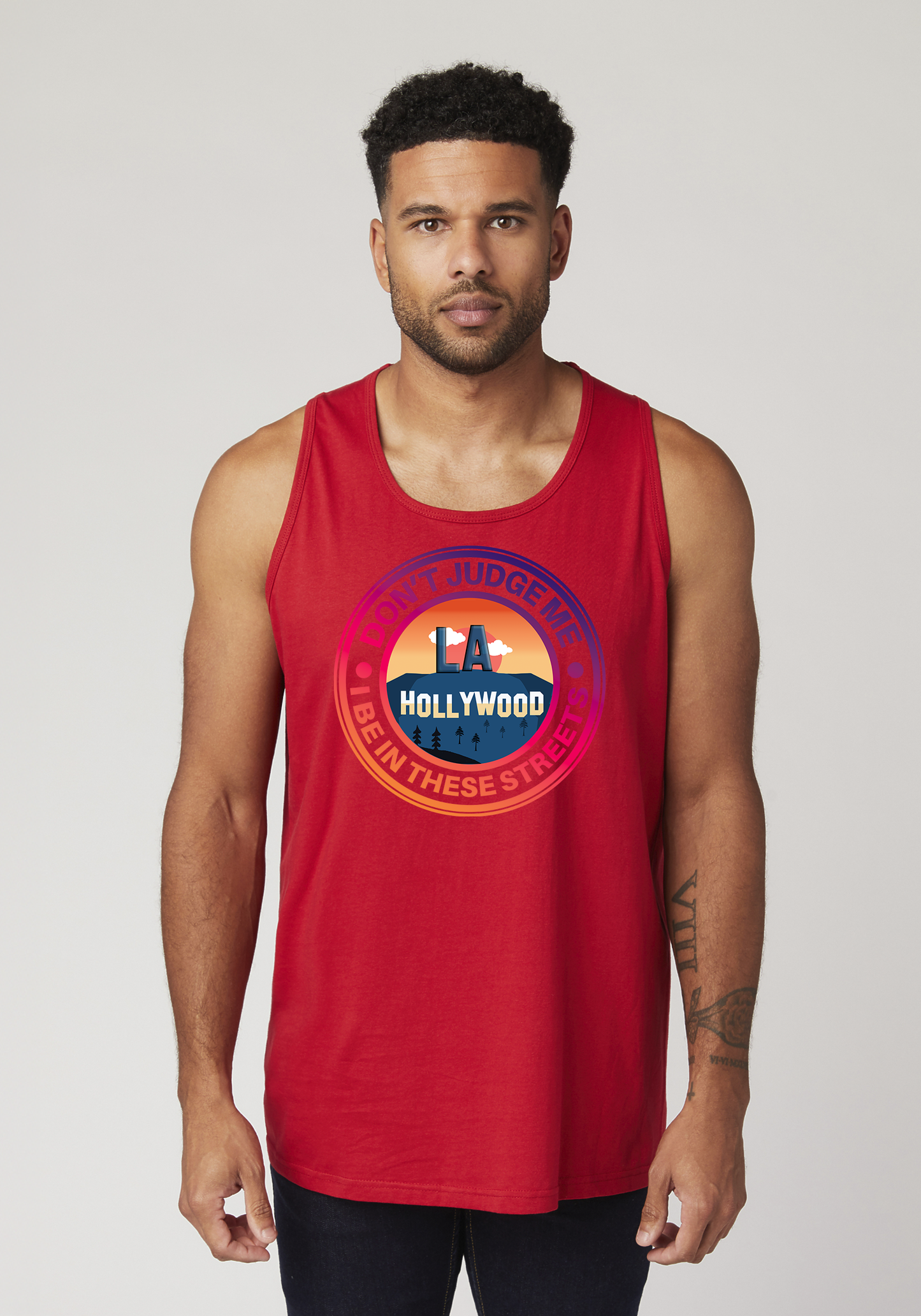 Red Men's Tank Top - Hollywood