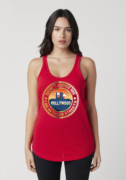 Red Women's Racerback Tank - Hollywood