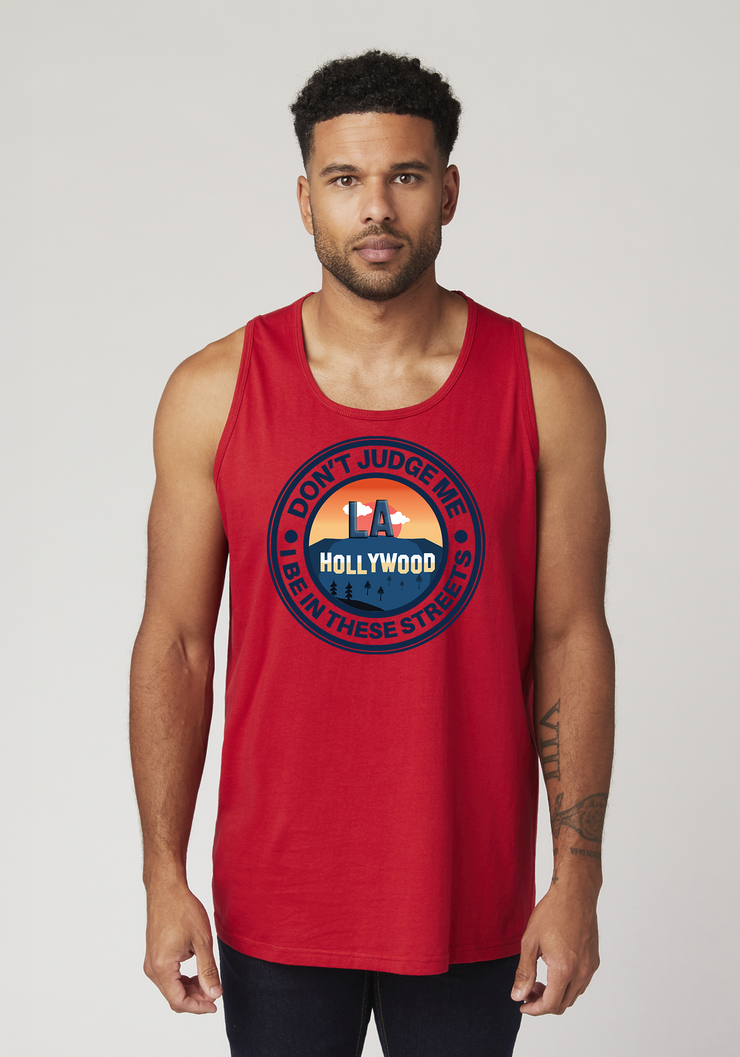 Red Men's Tank Top - Hollywood