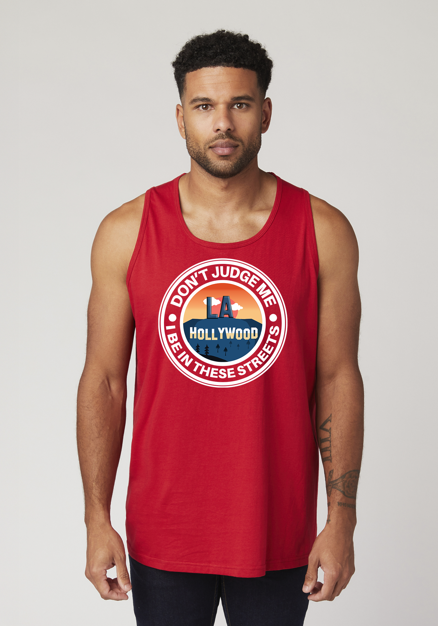 Red Men's Tank Top - Hollywood