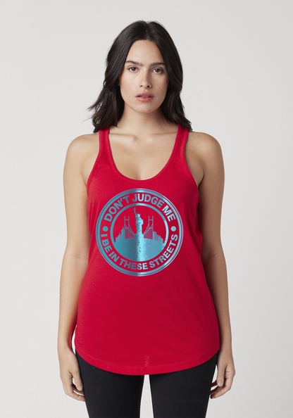 Red Women's Racerback Tank - The City