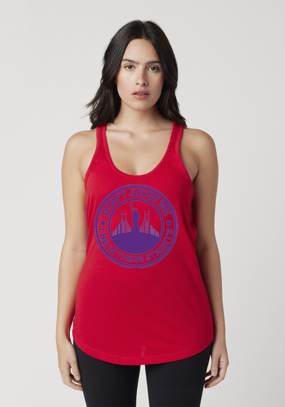 Red Women's Racerback Tank - The City