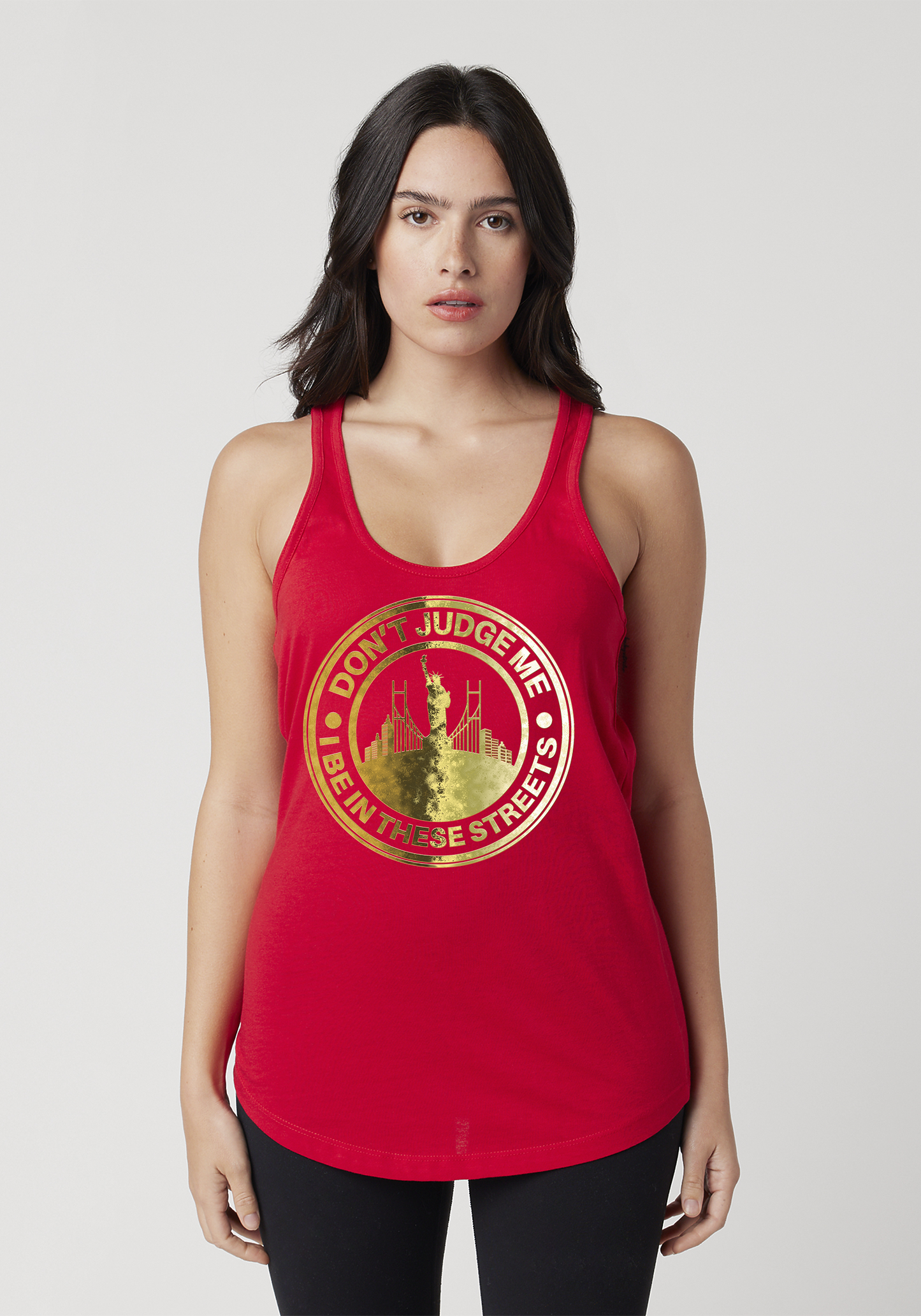Red Women's Racerback Tank - The City