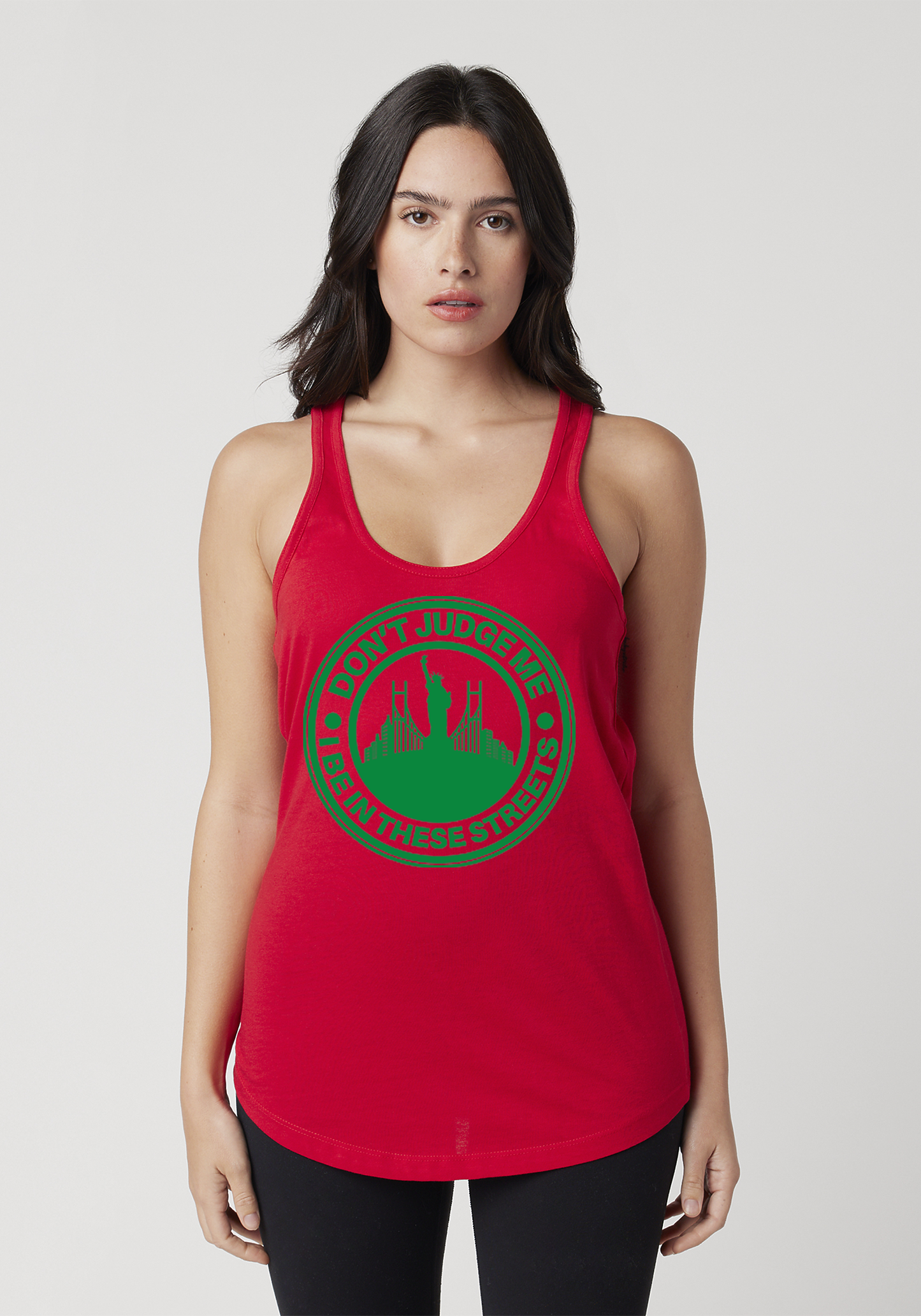 Red Women's Racerback Tank - The City