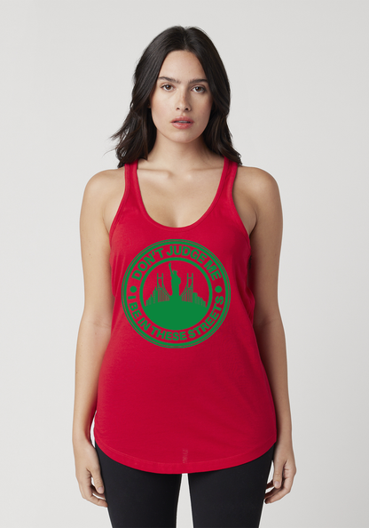 Red Women's Racerback Tank - The City