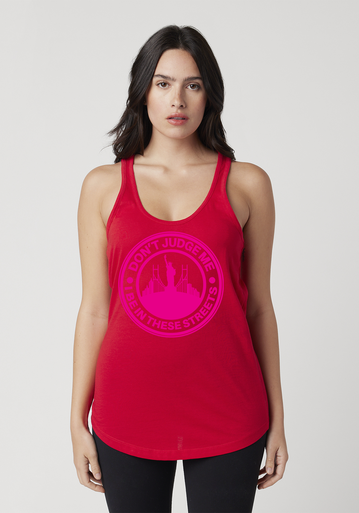 Red Women's Racerback Tank - The City