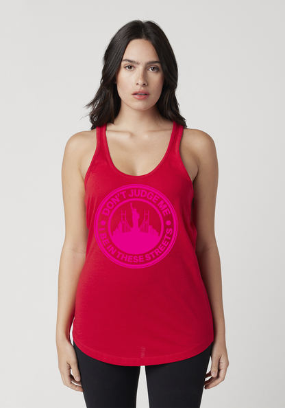 Red Women's Racerback Tank - The City
