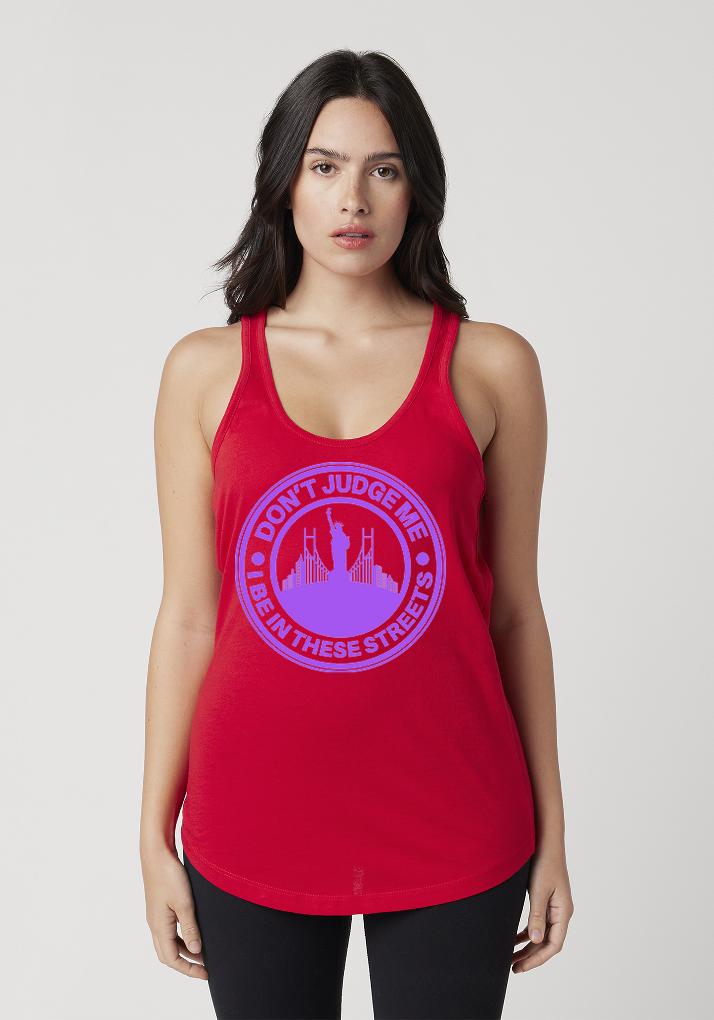 Red Women's Racerback Tank - The City