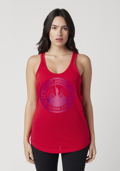 Red Women's Racerback Tank - The City