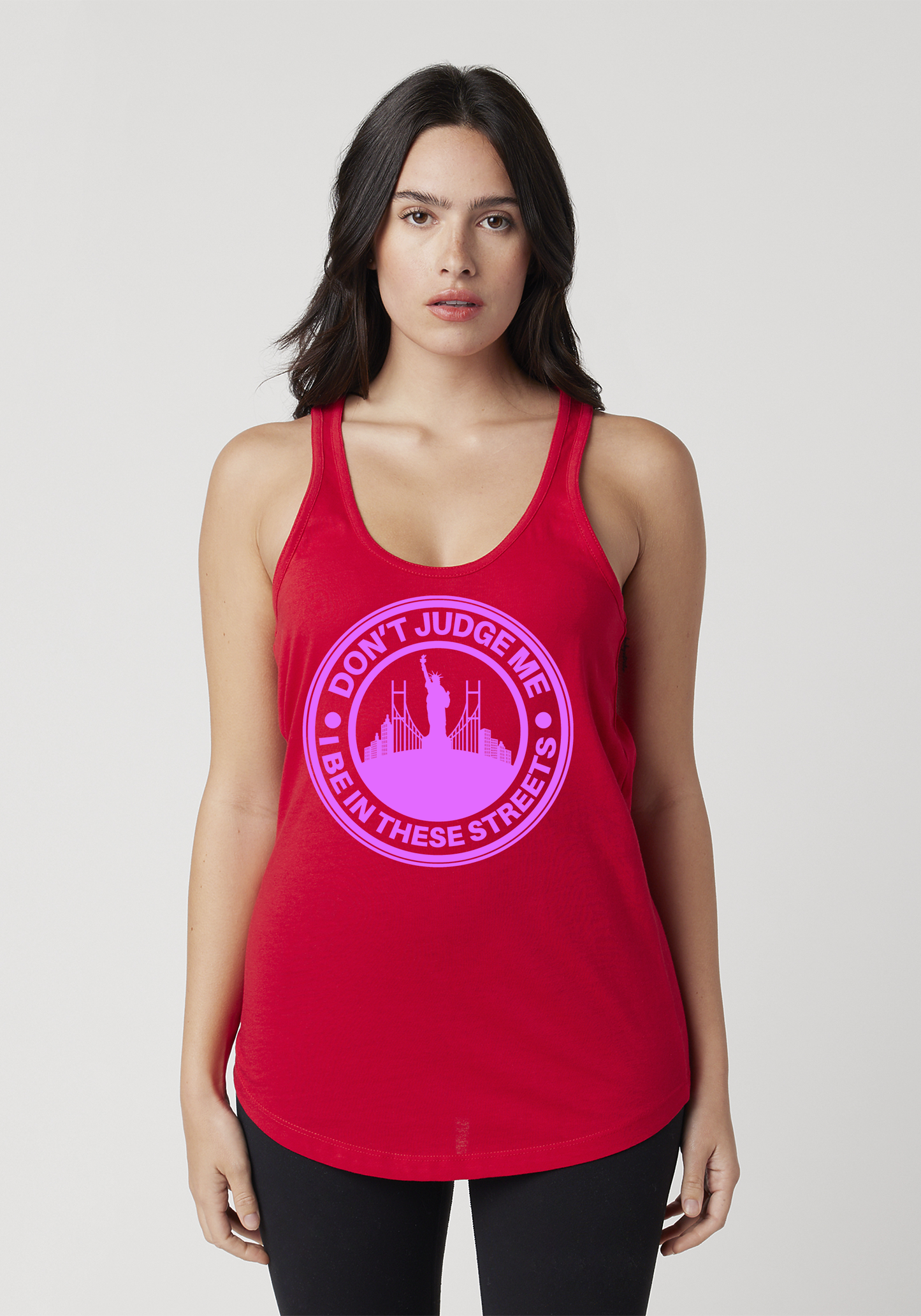 Red Women's Racerback Tank - The City