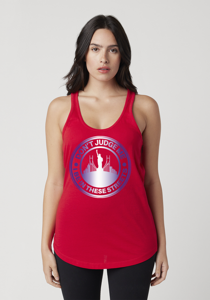 Red Women's Racerback Tank - The City