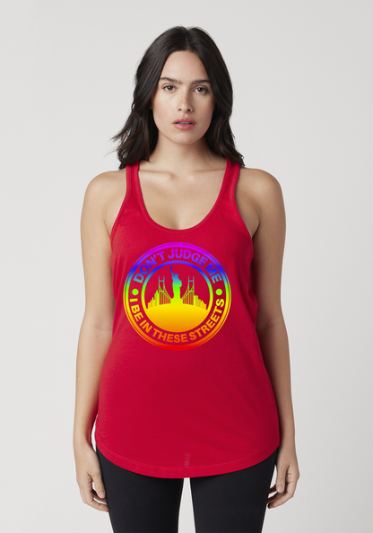 Red Women's Racerback Tank - The City