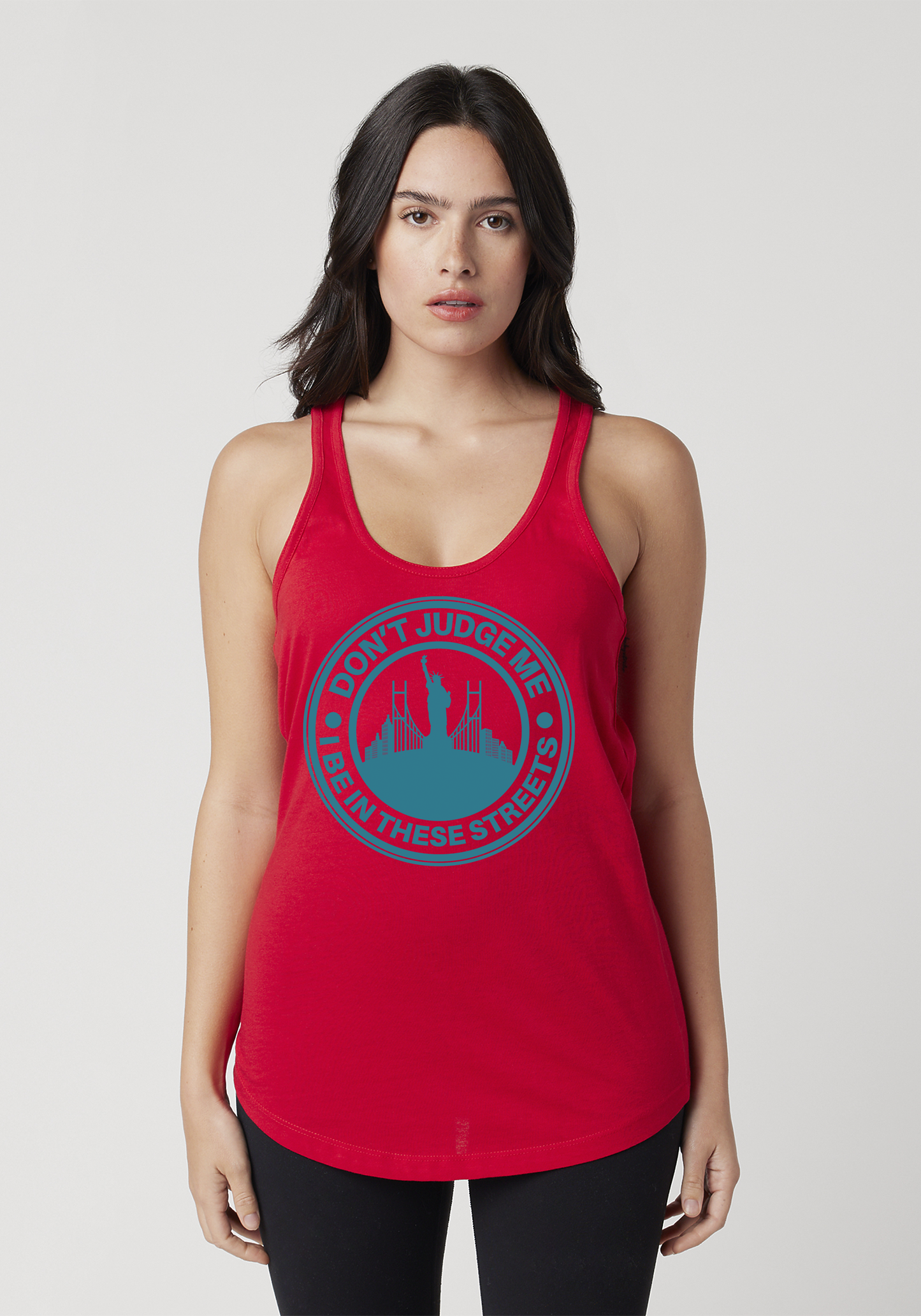 Red Women's Racerback Tank - The City