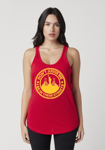 Red Women's Racerback Tank - The City