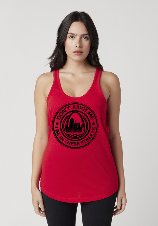 Red Women's Racerback Tank - The Lou