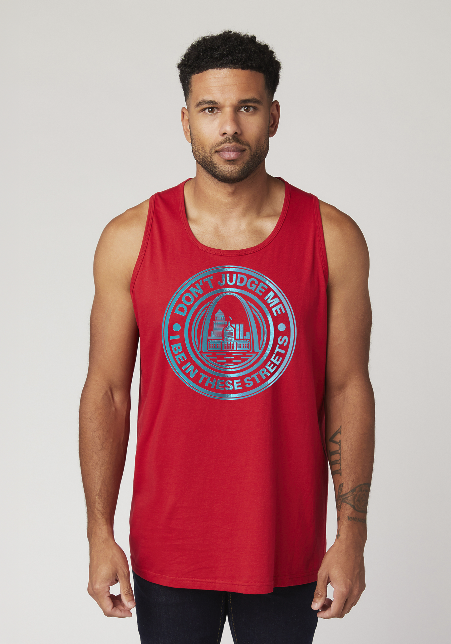 Red Men's Tank Top - The Lou