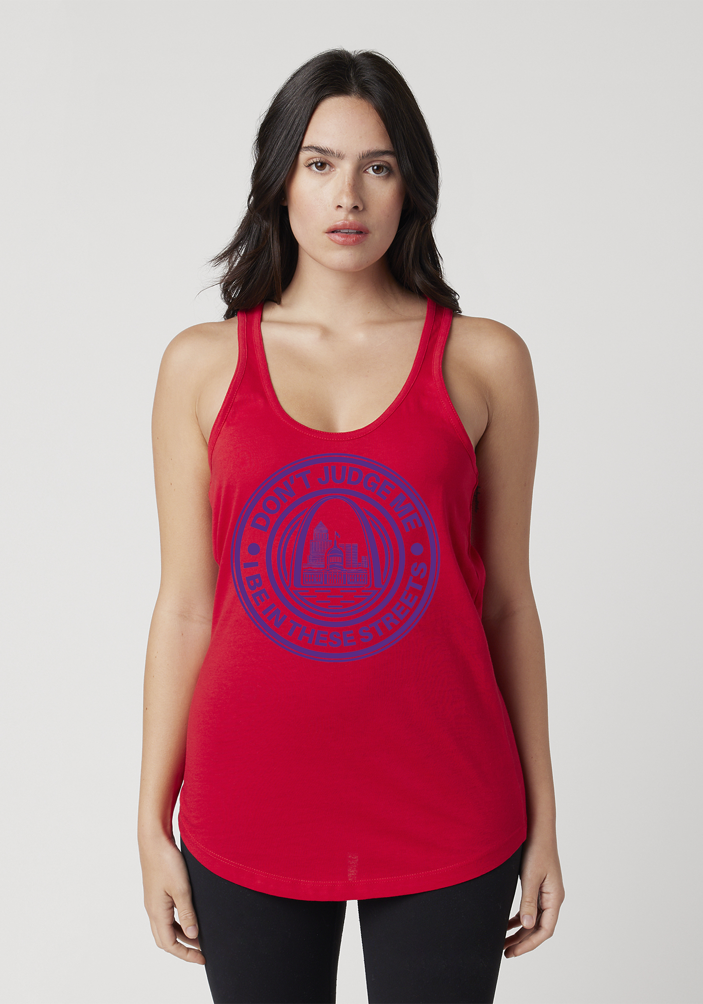 Red Women's Racerback Tank - The Lou