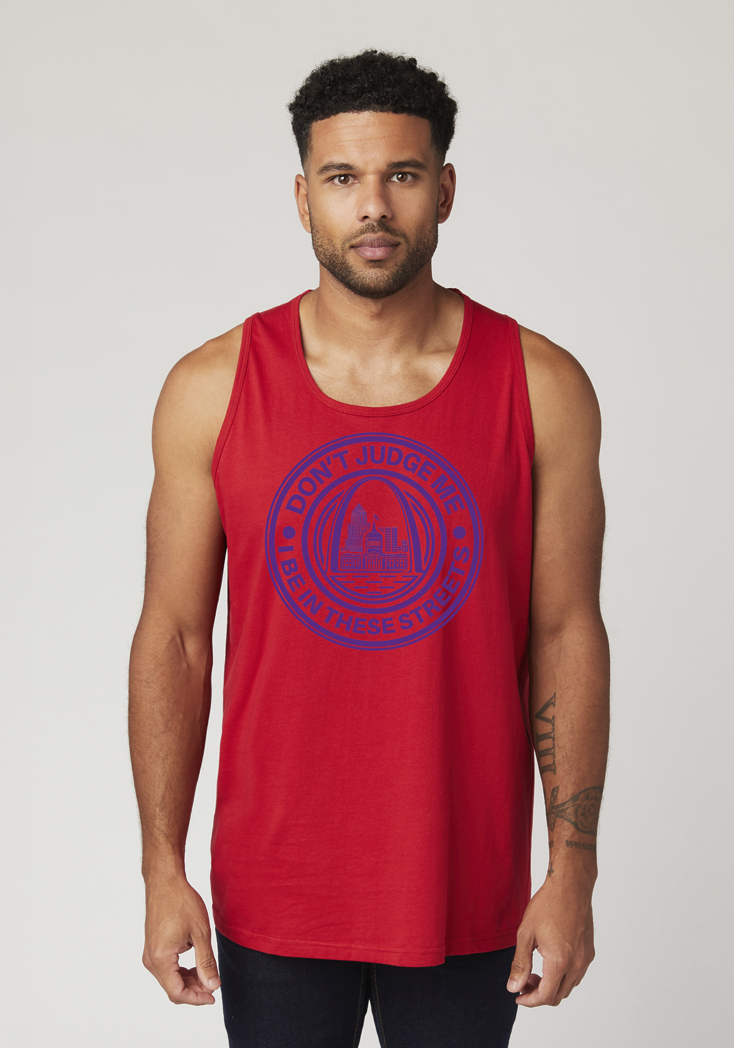 Red Men's Tank Top - The Lou
