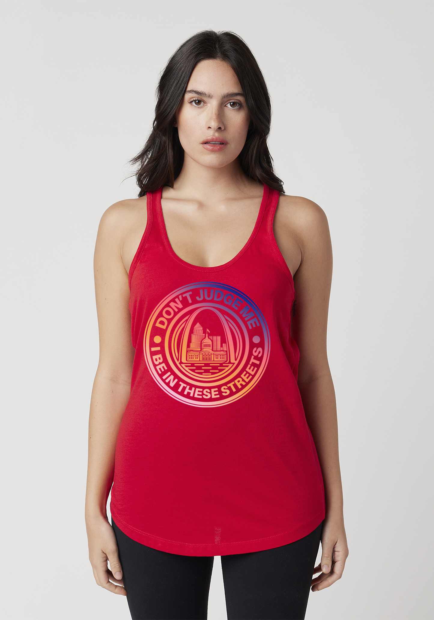 Red Women's Racerback Tank - The Lou