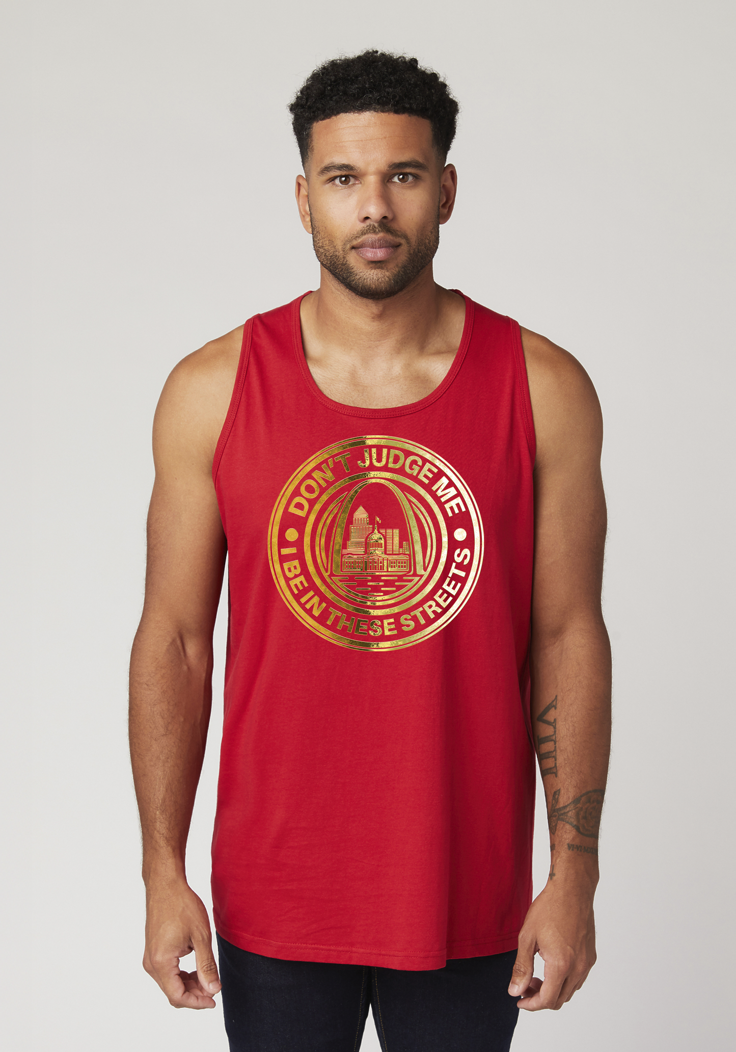 Red Men's Tank Top - The Lou