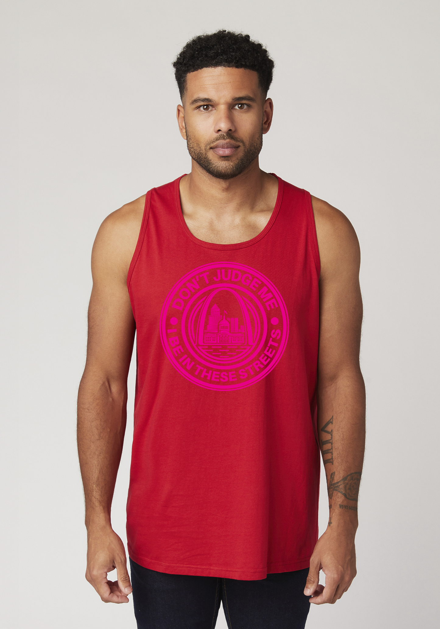 Red Men's Tank Top - The Lou