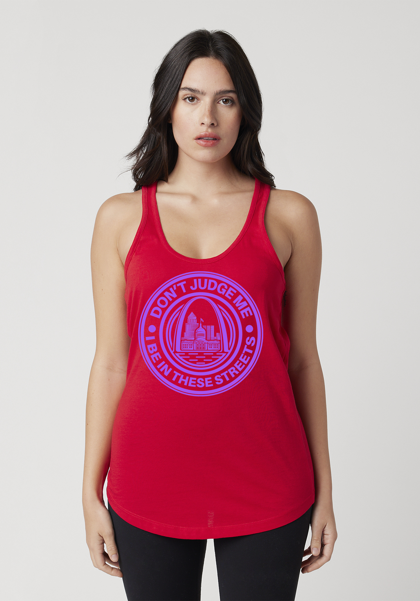 Red Women's Racerback Tank - The Lou