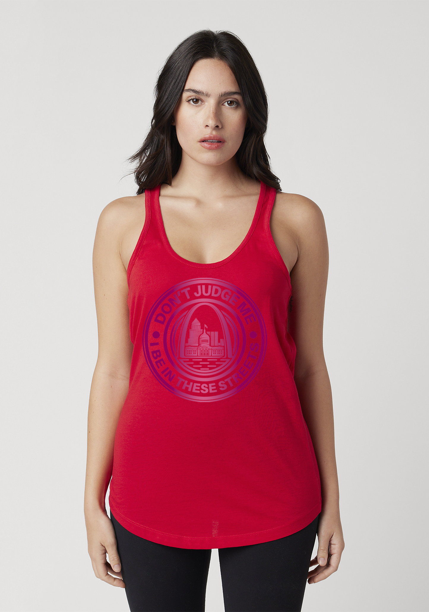 Red Women's Racerback Tank - The Lou